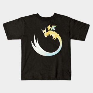 Kawaii Shooting Star Dragon - Without Background Kids T-Shirt